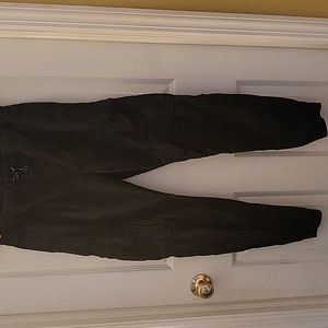 COPY - Big kid black lightweight cotton cargo pants